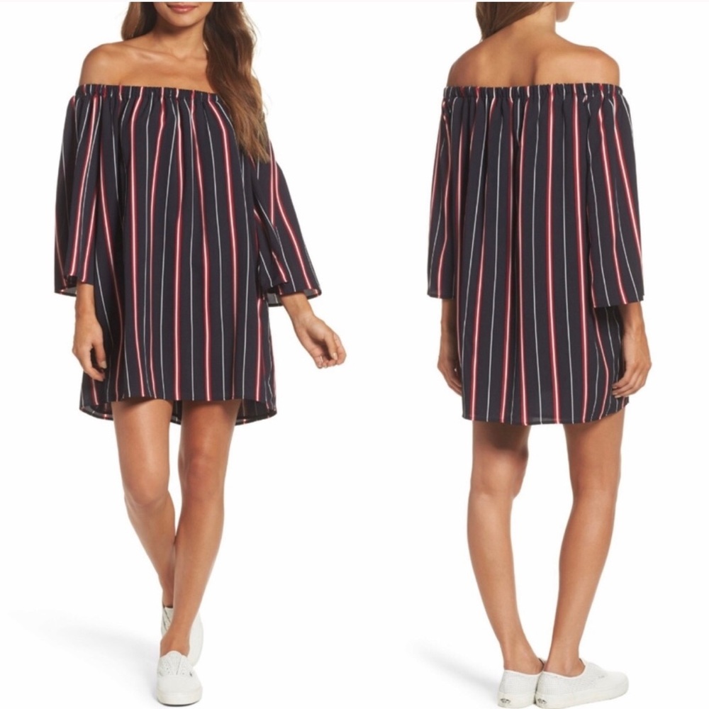 French Connection Off the Shoulder Dress
